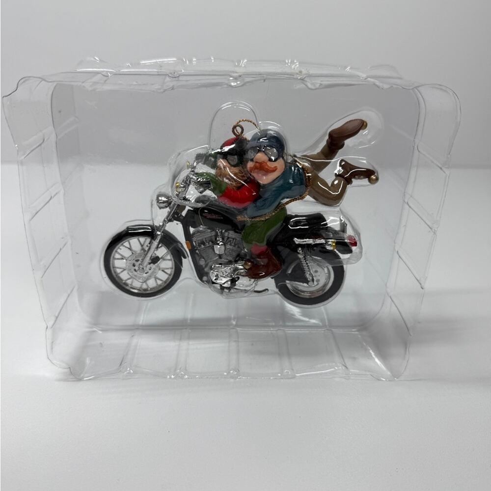 1997 HARLEY DAVIDSON ORNAMENT "ELVES TO THE RESCUE"
